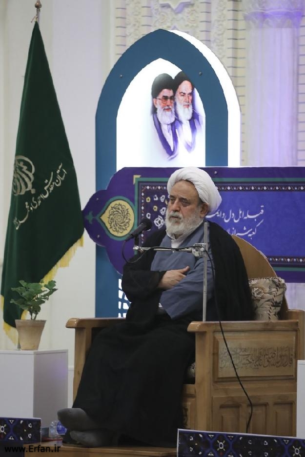 گزارش تصویری/ سخنرانی استاد انصاریان در حرم مطهر شاهچراغ شیراز